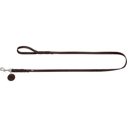 Hundkoppel Solid Education Mörkbrun 200cm/16mm