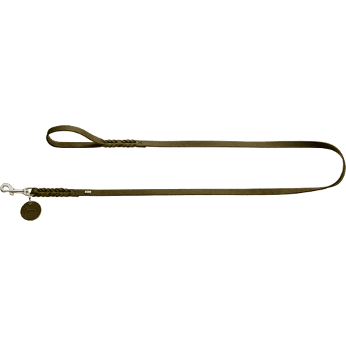 Hundkoppel Solid Education Olivgrön 200cm/16mm