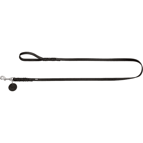 Hundkoppel Solid Education Svart 200cm/16mm