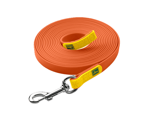 Leash Convenience 20/1200 Plastic Neon Orange w/o Handloop - Hund - Halsband - Hunter - ZOO.se