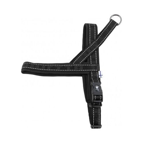Hurtta Casual Sele för Hund - Justerbar, Vadderad och Säker - Svart 100cm