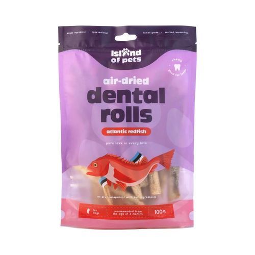 Frystorkat Hundgodis Dentalrullar Kungsfisk - 100 g