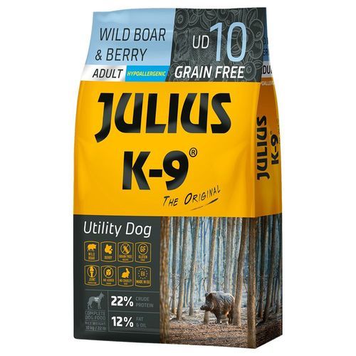 JULIUS K-9 Adult vildsvin & bär - 10 kg