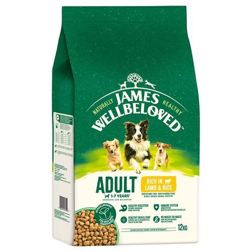 James Wellbeloved Adult Dog Hypoallergenic Lamb & Rice - 12 kg