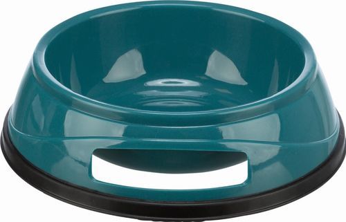 Jolly Paw Matskål i Plast med Gummibotten - Svart 0,3 L