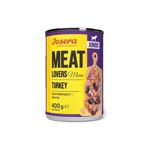 Josera Meat Lovers Junior Menü 6 x 400 g - Kalkon