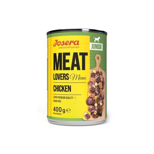 Josera Meat Lovers Junior Menü 6 x 400 g - Kyckling