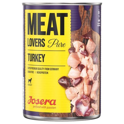 Josera Meatlovers Pure 6 x 400 g - Kalkon