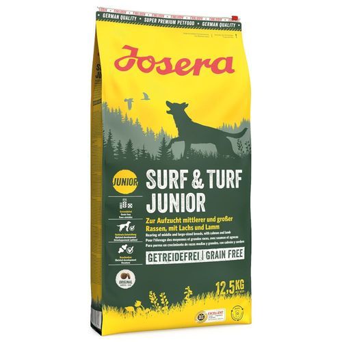 Josera Surf & Turf Junior med lax & lamm - 12,5 kg