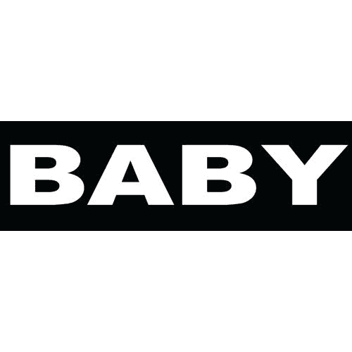 BABY, large, 160x50 mm