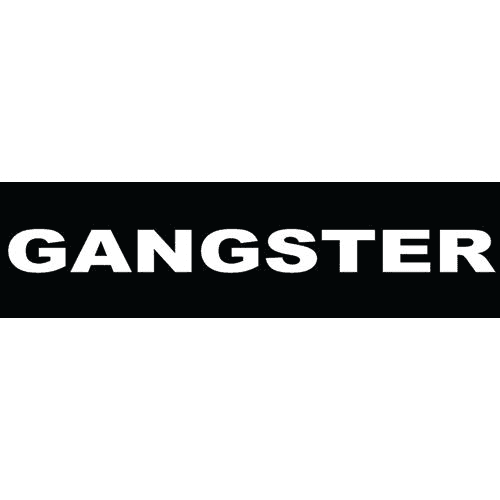 "Gangster" Kardborremärke, small (S)