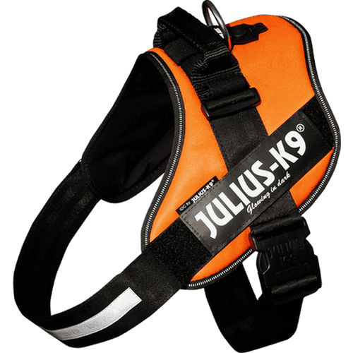 IDC Power-Harness Hundsele UV Neon Orange Stl 2/XL: 71–96 cm