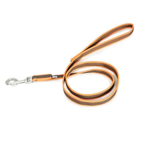 Julius-K9 Color & Gray Super-Grip koppel med handögla - 120 cm långt, 20 mm brett