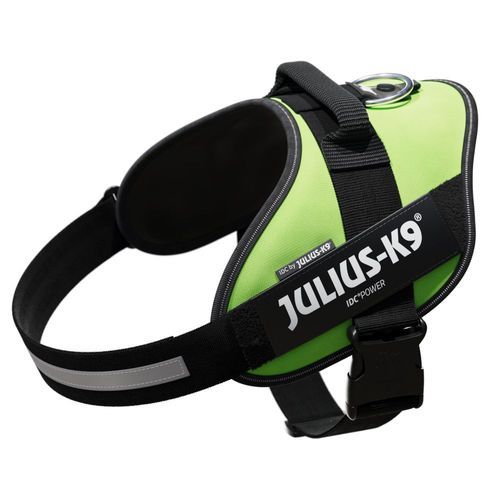 Julius-K9 IDC®-Powersele - neongrön - Stl. XL: bröstomfång 71 - 96 cm