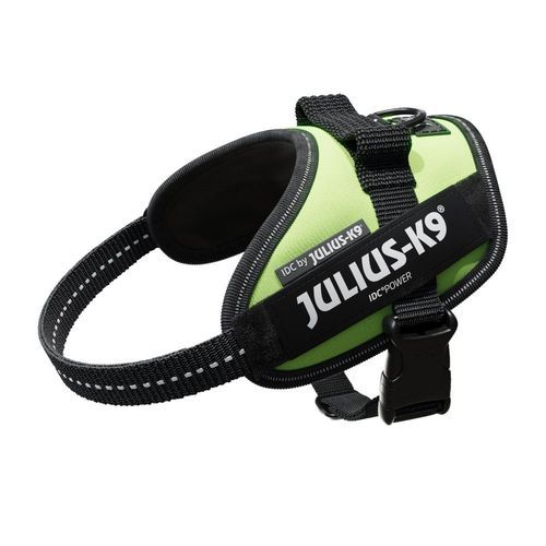 Julius-K9 IDC®-Powersele - neongrön - Stl. XS: bröstomfång 40 - 53 cm