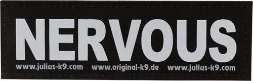 Kardborremärke till Julius K-9 Powersele - L NERVOUS