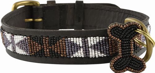 Kampuni Handgjort Hundhalsband Bajuni (L)