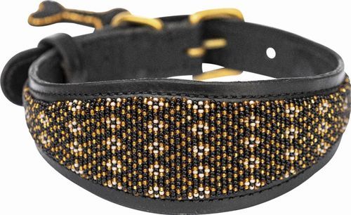 Kampuni Handgjort Hundhalsband Lucher Faraja - Grå (M)