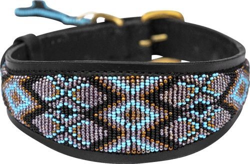 Kampuni Handgjort Hundhalsband Lucher Ombima - Turkos (L)