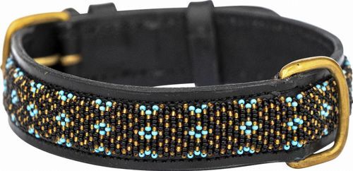 Kampuni Handgjort Hundhalsband Micro Faraja - Turkos (M)