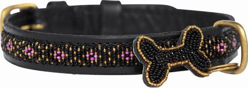 Kampuni Handgjort Hundhalsband Skinny Faraja - Rosa (L)