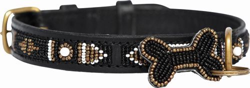 Kampuni Handgjort Hundhalsband Skinny Swahili (M)