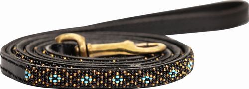 Kampuni Handgjort Hundkoppel Faraja - Turkos (Micro)