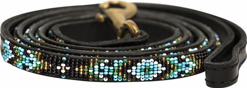 Kampuni Handgjort Hundkoppel Terese - Turkos (L)