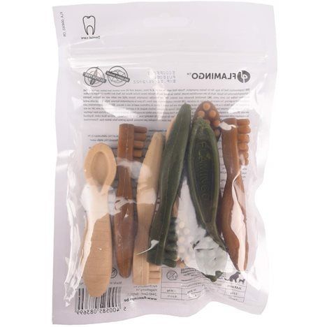 Karlie Flamingo Veggie Snack Hundgodis - Tandborste 8stycken