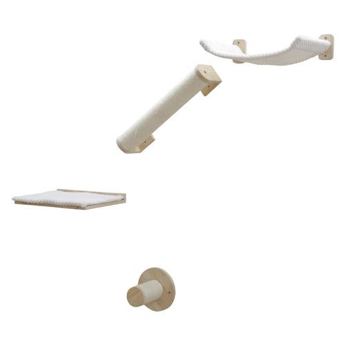 Kerbl Pet klättervägg Alps för katter - 4-delad uppsättning