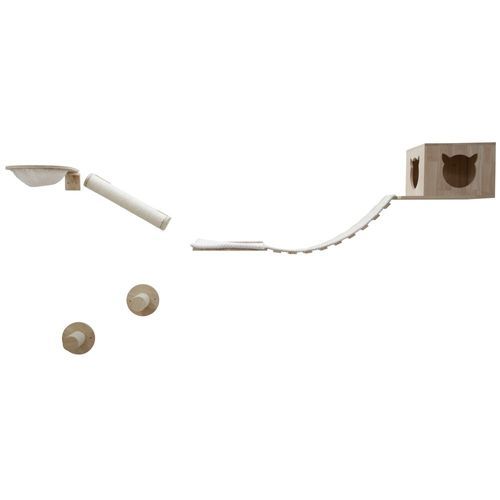 Kerbl Pet klättervägg Anden för katter - Set med 7 delar