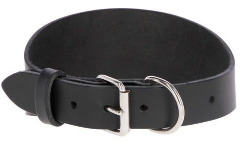 Kerbl Collar Mexica- Läderhalsband- Svart (27-35)