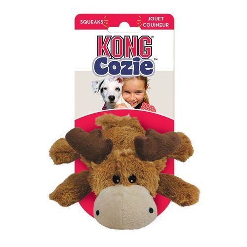 KONG Cozie Marvin Moose - Stl. XL: L 34 x B 30 x H 13 cm