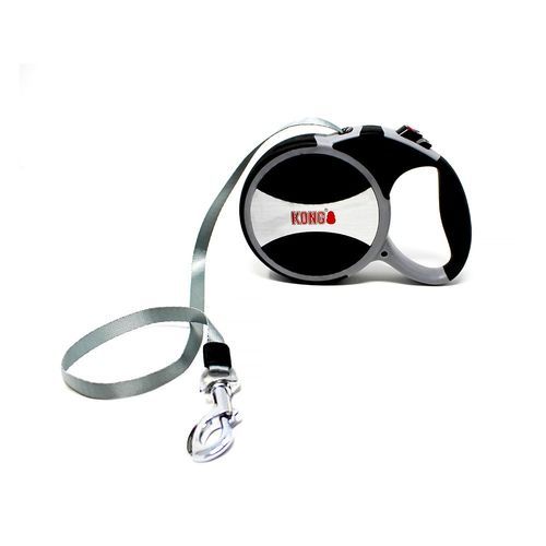 KONG Explore rullkoppel grått L: ca 50 kg, bandlängd ca 7,5 m