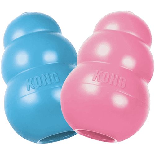 Puppy Rubber Large Pink/Blue - L: 10.2x7 cm, Mix