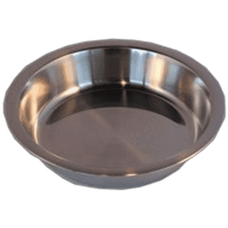 Låga Rostfria Matskålar Gray 2,8 L