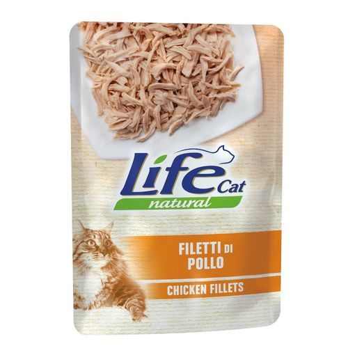 Ekonomipack Life Cat Natural Adult 24 x 70 g - Kycklingfiléer