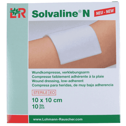 Solvaline N Kompress - 10 x 10 cm / 1 st