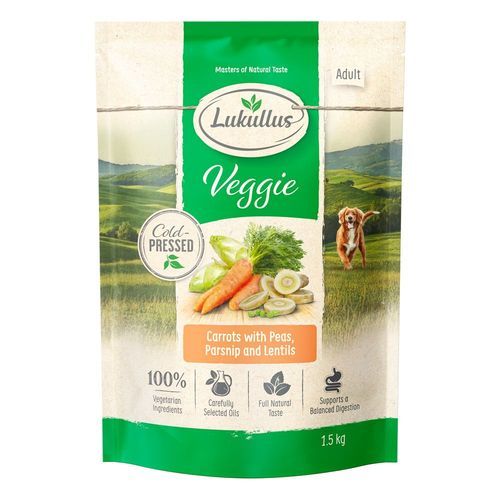 Lukullus Veggie (kallpressat) - 1,5 kg nytt recept