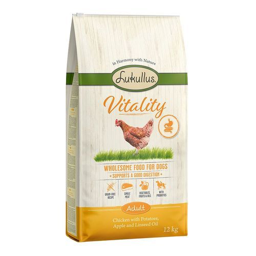 Lukullus Vitality Digestion med kyckling (Grain Free) - 12 kg