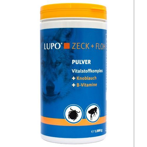 LUPO Zeck + Floh mot fästingar/loppor - 1000 g