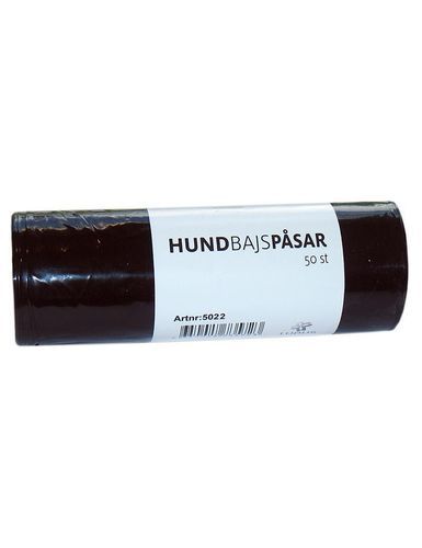 Bajspåsar 50 st - Svart