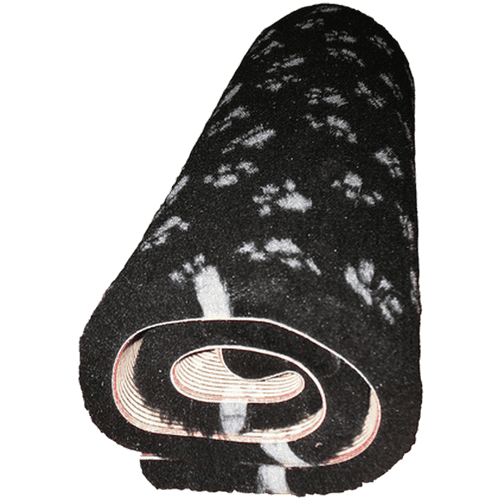 Lupusfäll Antiglid Fäll med tassar Svart 75 x 100 cm