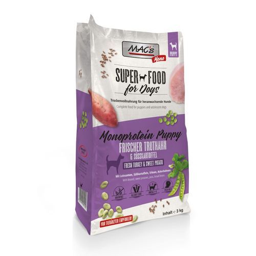 MAC's DOG Mono Puppy Kalkon - 3 kg