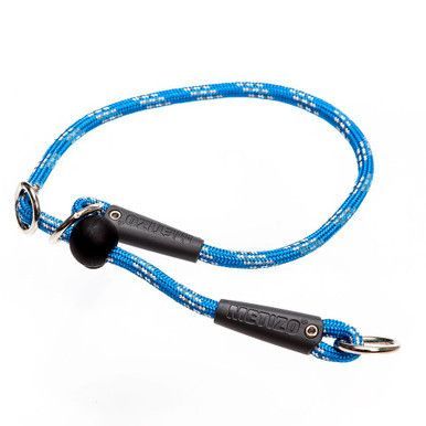 Retrieverhalsband Runt Turkos - Turkos / 35 cm