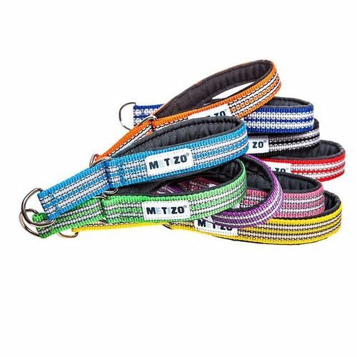 Fodrat Halsband Halvstryp Röd - 30 cm x 20 mm / Röd