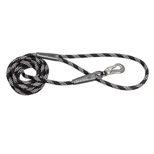 Koppel Runt m. Reflex - Svart / 5 m, 75 mm hake