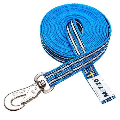 Nosework Koppel Utan Handtag - Turkos / 4 m x 20 mm