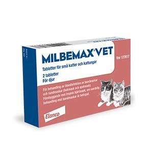 Milbemax vet. för små katter och kattungar 2 styck tablett