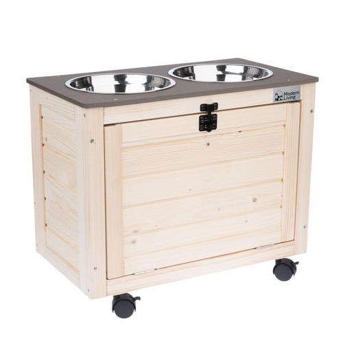 Modern Living matbar med skålar Inari - L 53 x B 30 x H 43,5 cm